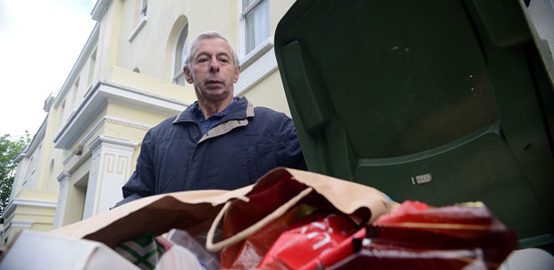 The council didn’t empty my bins for a month anger