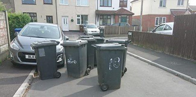 More first world problems as man ‘is forced to move bins’
