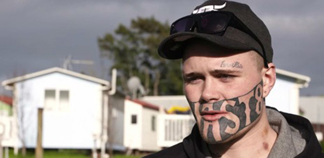 New Zealand ex-con suffering raging tattoo regret as he searches for a job