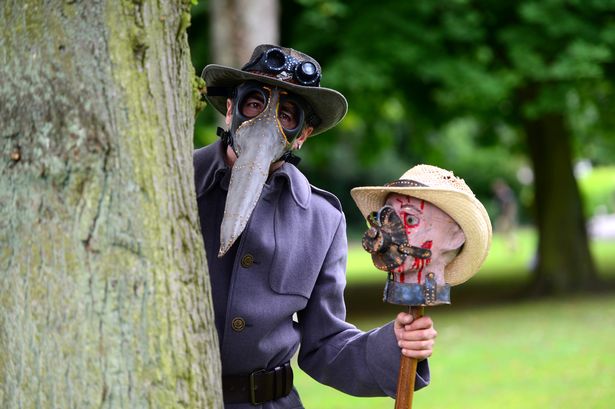 Steampunk cosplayer is thrown out of family event for being too scary. Twice.