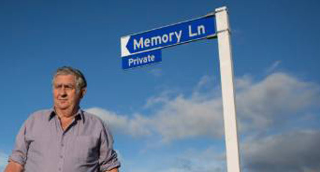 Property developer annoyed that everybody thinks Memory Lane is a stupid name for a road