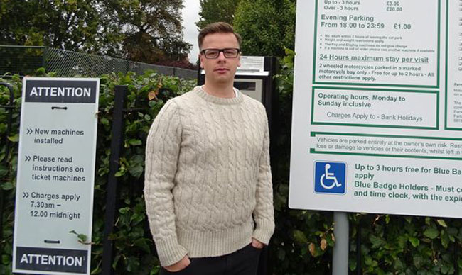 Man who paid for two hours of parking “frustrated” at receiving fine after one hour 40 minutes